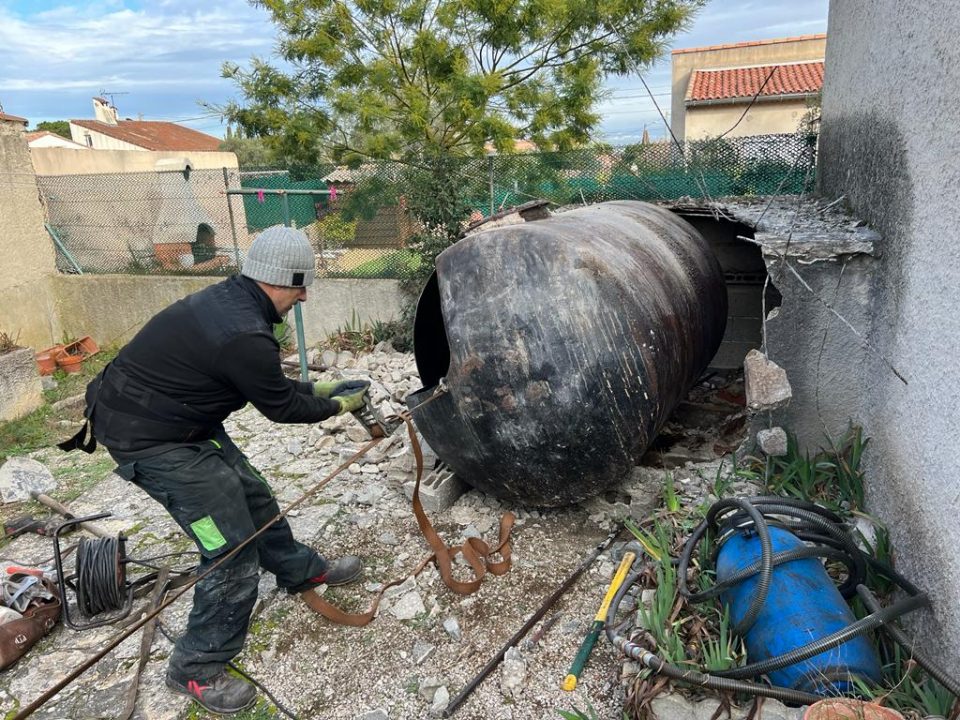 Image du processus degazage Riviera Degazage