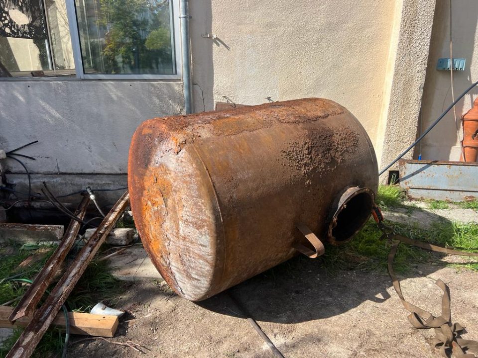 Image du processus de dégazage de la Riviera